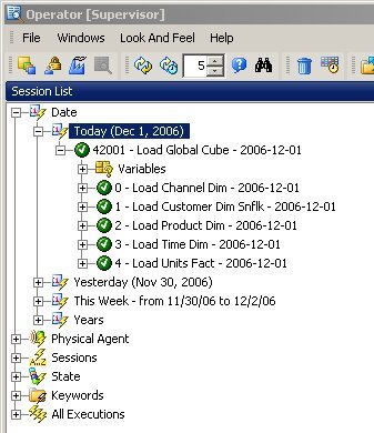 Screenshot of the Sunopsis interface