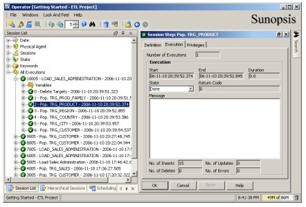 screenshot of the Sunopsis Dashboard