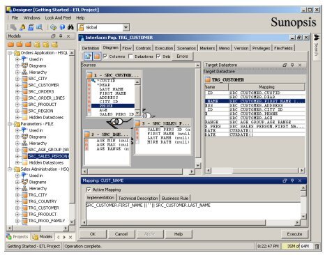 screenshot of the Sunopsis Dashboard