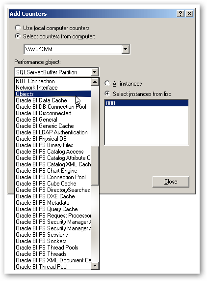 screenshot of an add counters interface