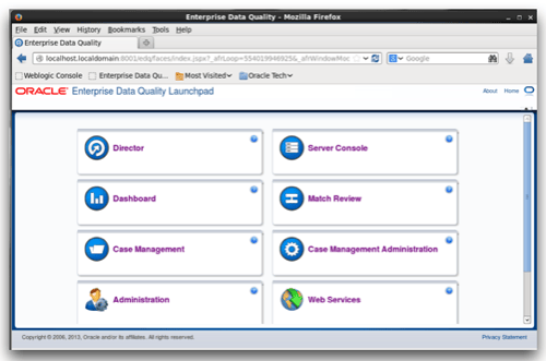 Front end access to applets