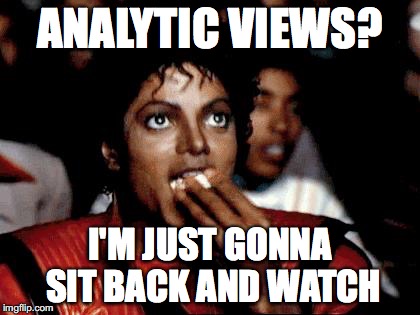 meme about analytic views