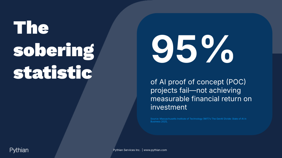 95 percent of ai pocs fail