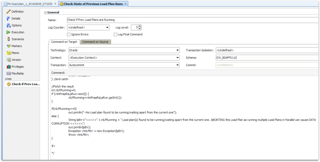 screenshot of the OBIA interface