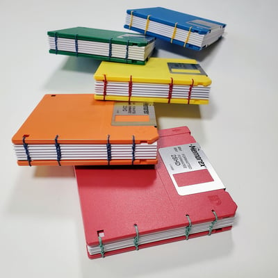 Floppy disk notebooks