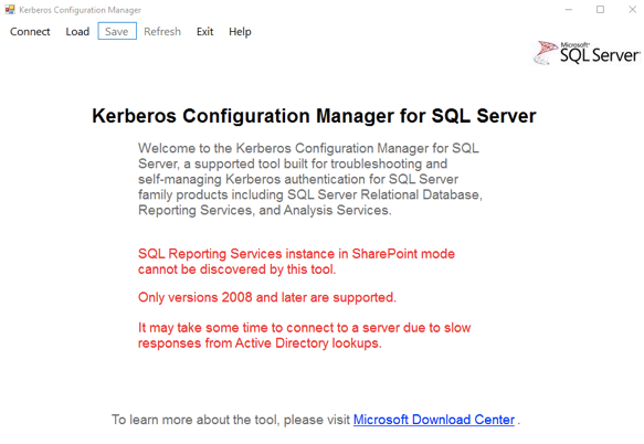 Using Kerberos configuration manager to resolve Microsoft SQL server ...