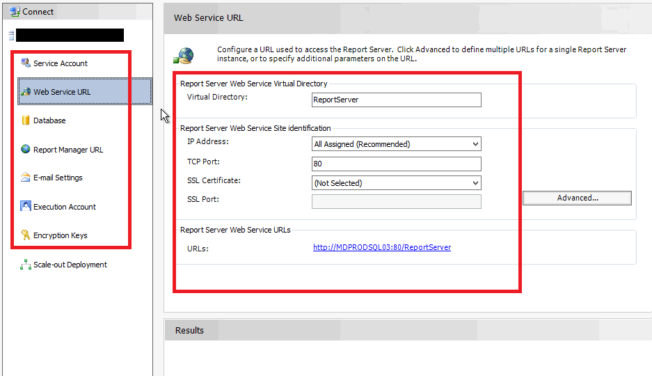 Save old SSRS settings and configuration
