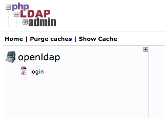 Login for openldap GUI