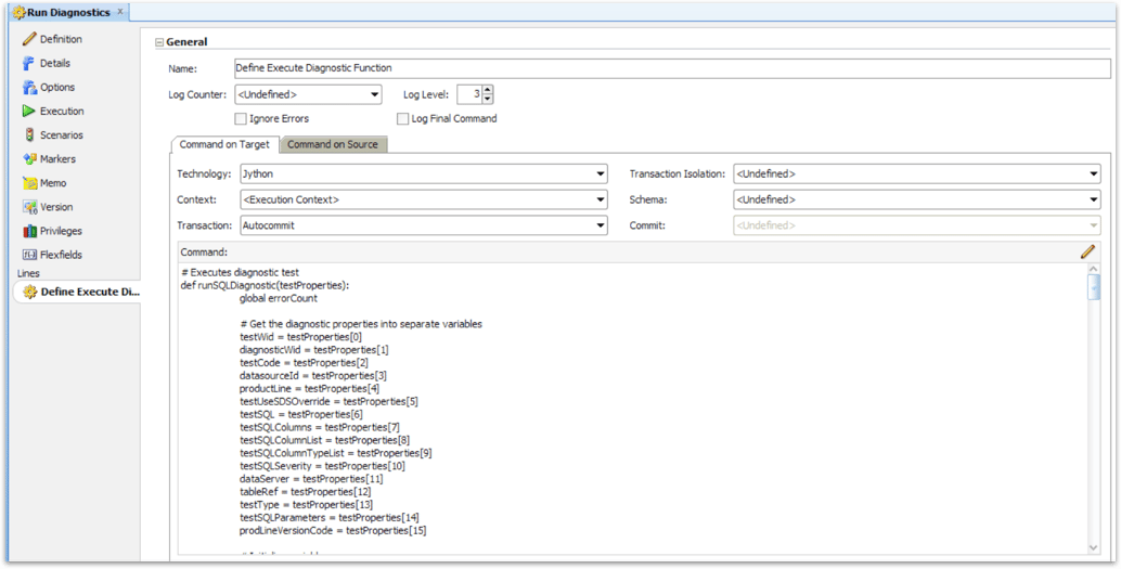 screenshot of the OBIA interface