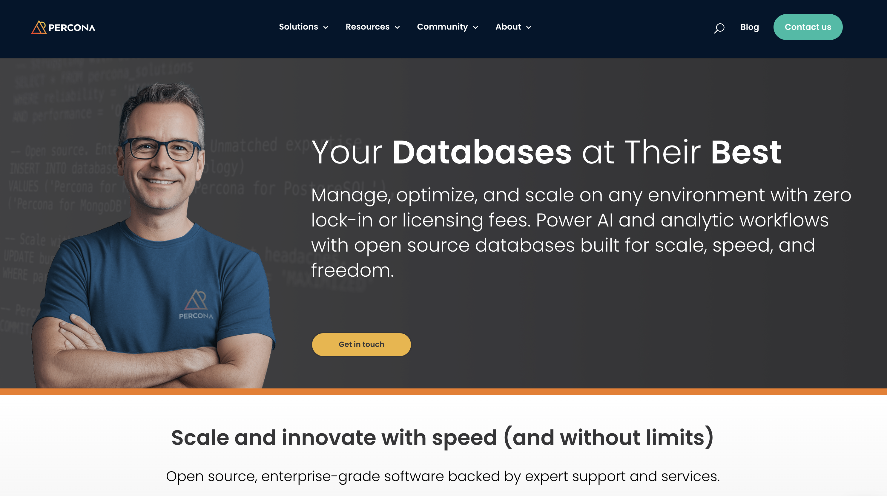 Percona is a remote DBA service provider for open-source databases only.