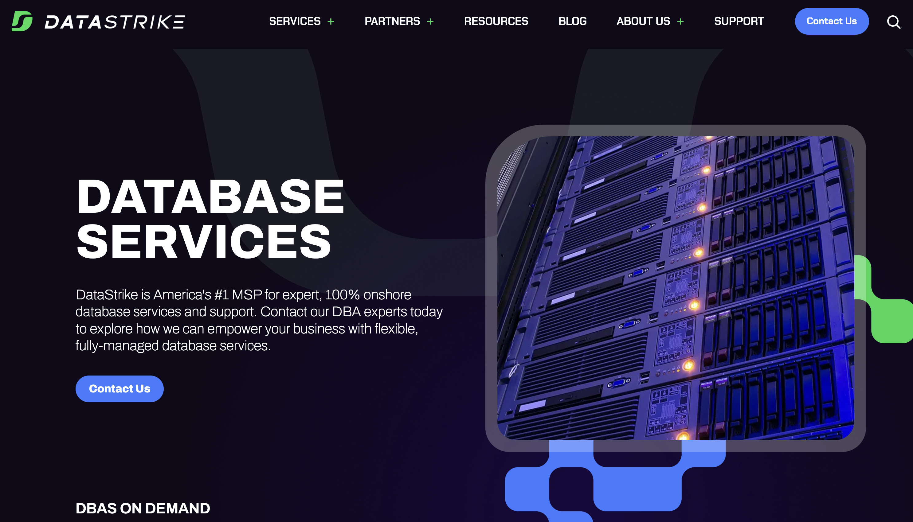Datastrike is an expressly US-based remote DBA service provider.
