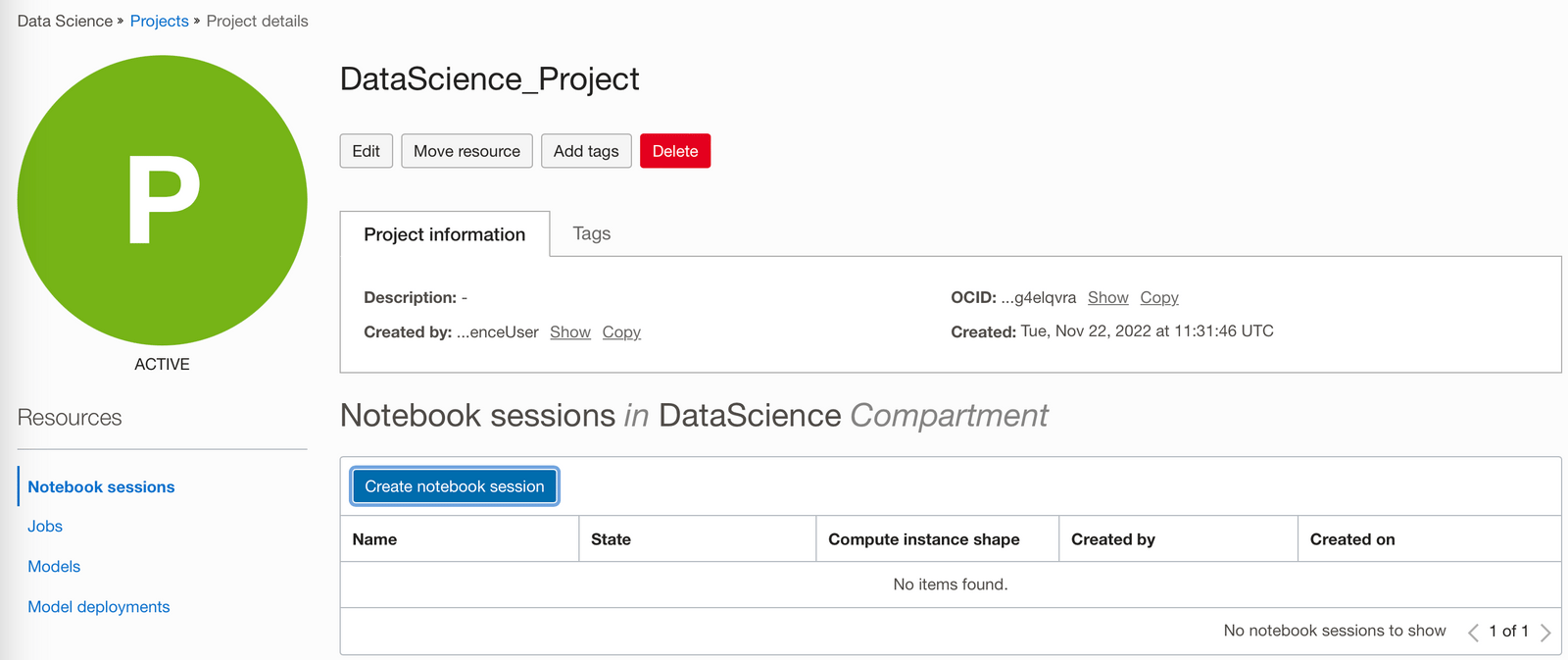 screenshot of 'data science" profile