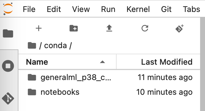screenshot of a file structure
