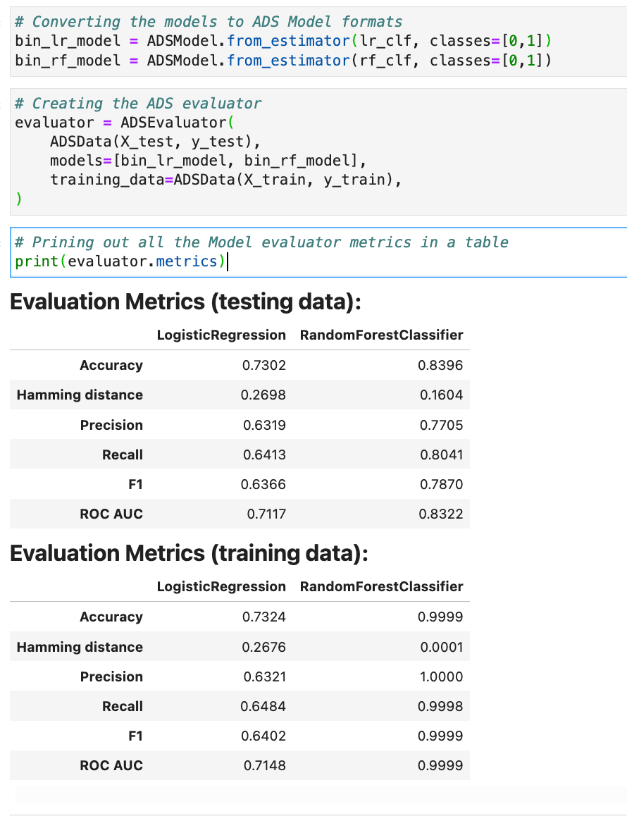 a collection of data and code