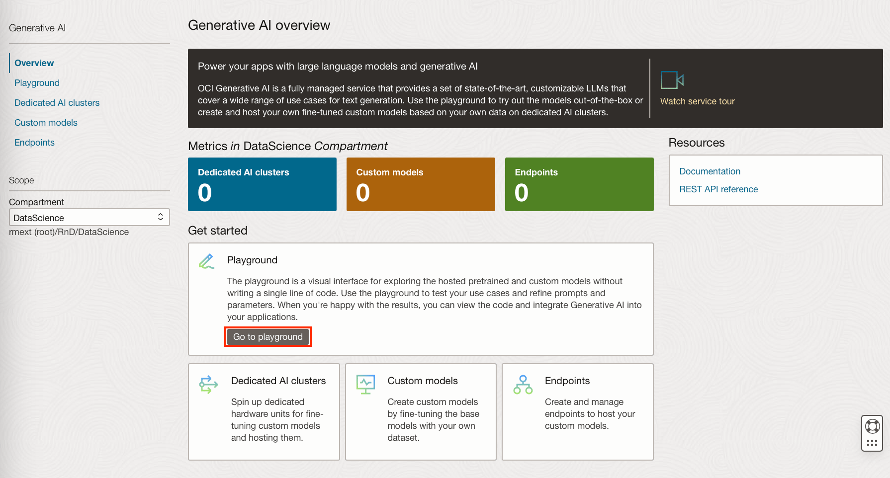 screenshot of the generative AI overview