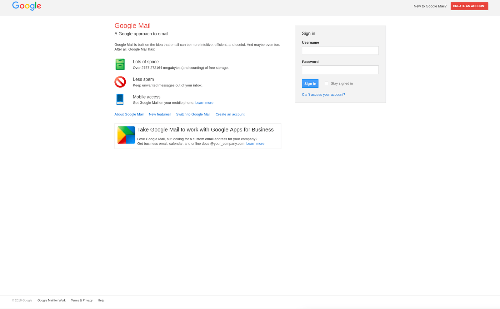 screenshot of a fake google sign in page