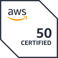 Pythian has earned over 50 individual AWS certification. 