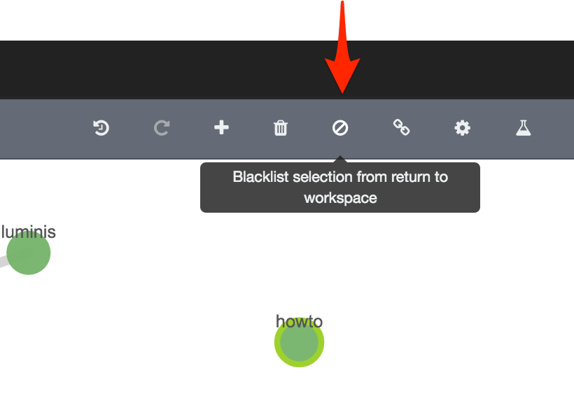 screenshot of a toolbar