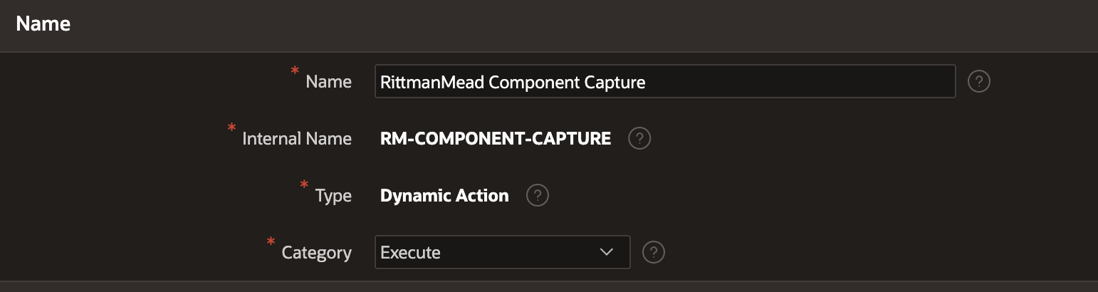 screenshot of the naming dialog