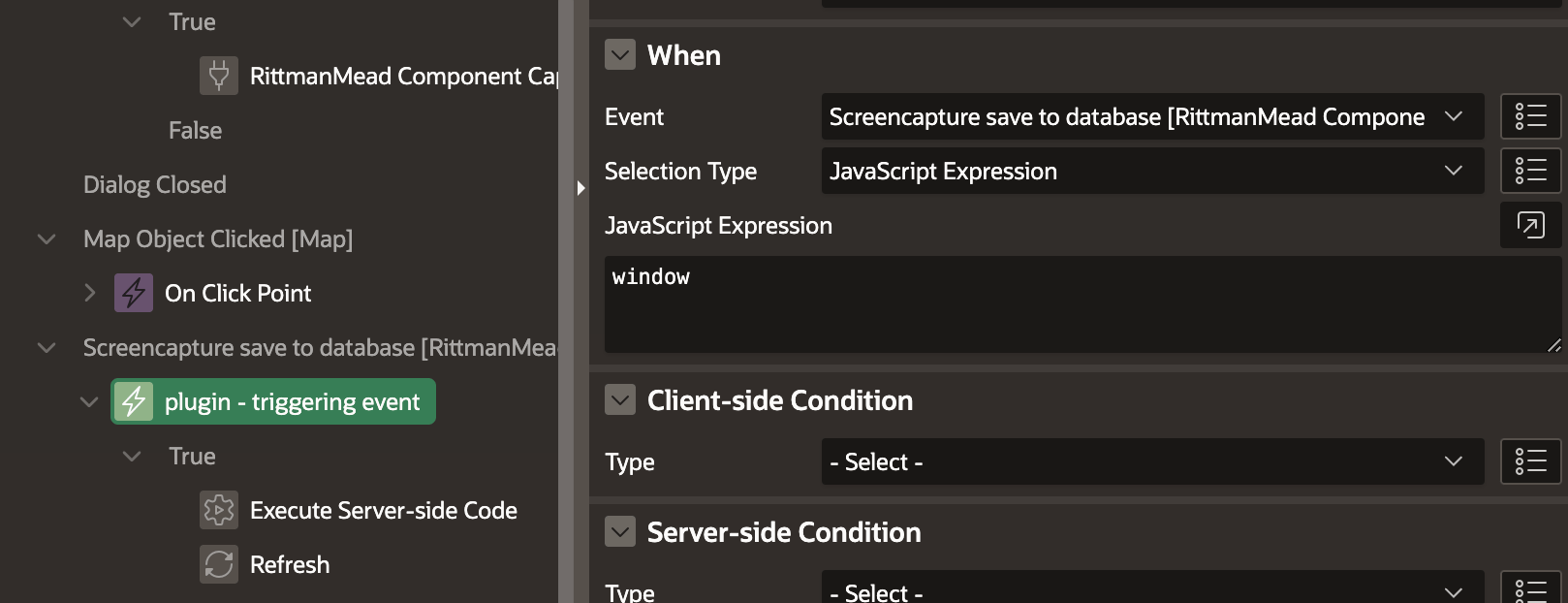 screenshot of the capture window