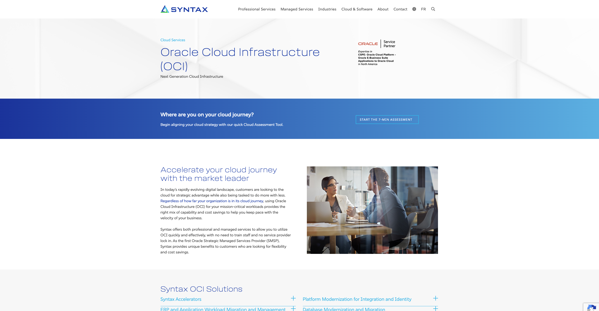 Syntax is a global managed cloud provider with a notable distinction: they were the first partner to be named an "Oracle Strategic Managed Service Provider" (SMSP).