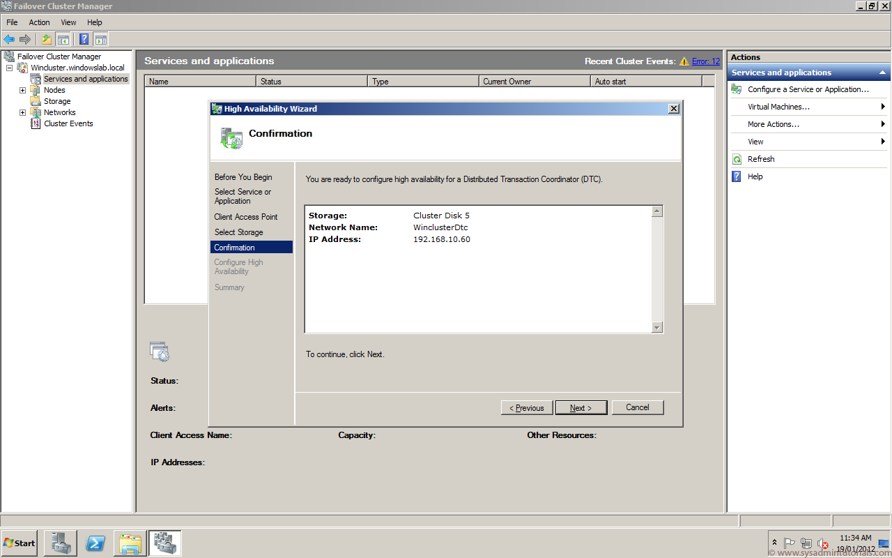 MSDTC and configuration details for cluster/Always On | Official ...